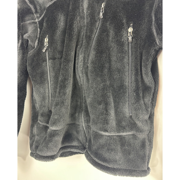 Patagonia R4 Fleece Jacket Black Soft Polartec Regulator Full Zip Men’s Small - Picture 6 of 9